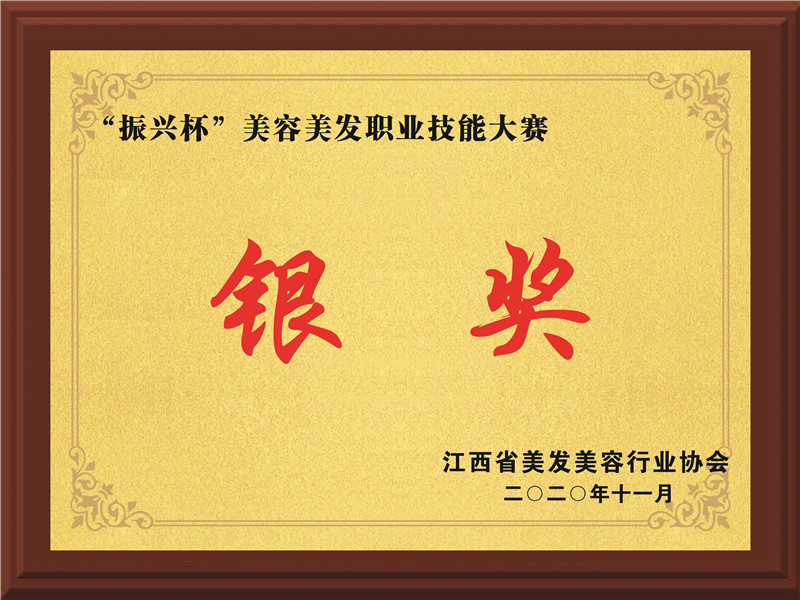 振興杯美容美發職業技能賽銀獎