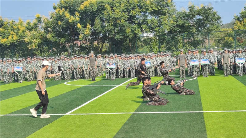 吉安市理工技工學校2021級新生國防素養訓練活動圓滿結束